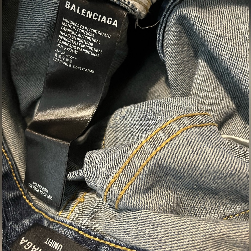 Balenciaga Baggy Ripped Jeans